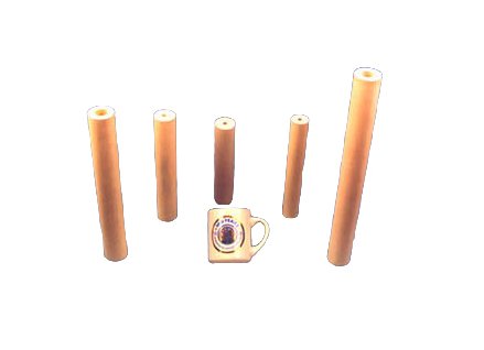 11-7/8 Inch (in) Length and 2 Inch (in) Outer Diameter (OD) Extruded Electrical Tube - Image 1