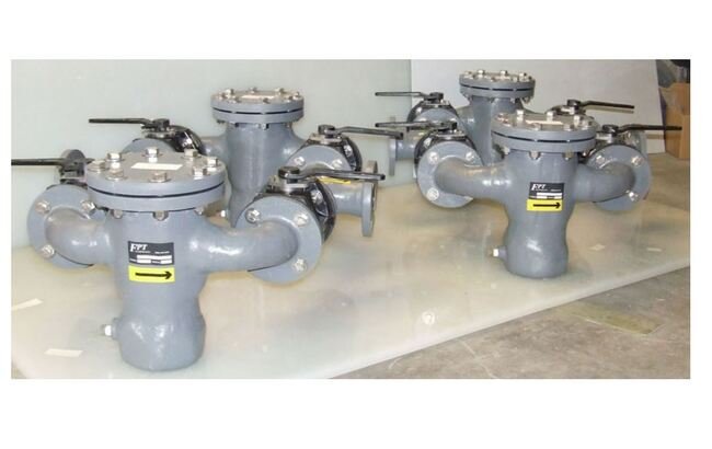 Sure Flow 10in FRP Duplex Strainer - Image 1