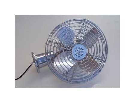 12V Electric Cab Fan Chrome - Image 1
