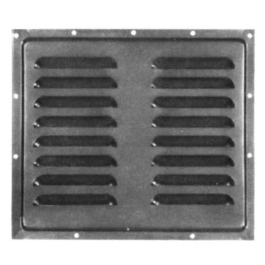 Heavy Gauge Aluminum Louver Vent - 12.25 x 10.5 Inch - Image 1