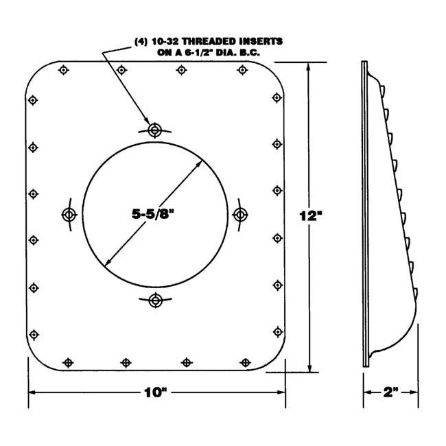 Galvanized Steel Roof Vent with H-9140 Grille & Gasket - Image 2