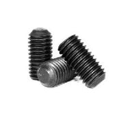 Alloy Flat Point Socket Set Screws - Inch Thread, Coarse, Pack of 100