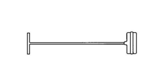 Heavy-Duty Nylon Fastener with Connected Paddle - Image 1