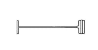 Heavy-Duty Nylon Fastener with Connected Paddle