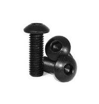 Alloy Black Oxide Button Socket Cap Screw, 5/16"-24x3/4"
