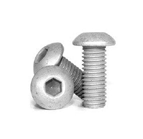 Alloy Zinc Mechanical Button Socket Cap Screw, 5/16"-18x5/8" - Image 1