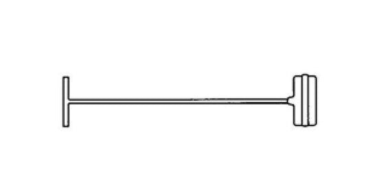 D10915 Heavy-Duty Fastener with Paddle - 1/2 inch Nylon, Diamond Needle Corp. - Image 1