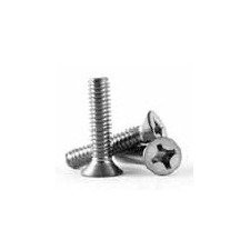 Stainless Steel 18-8 Phillips Flat Head Machine Screw 1/4"-20x6" - Image 1