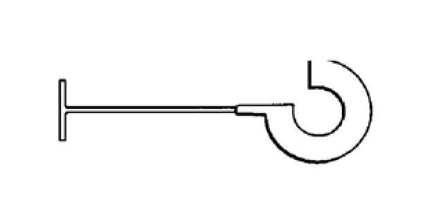 Diamond Needle Corp. 2-Inch Polypropylene Standard Hook Fastener - Image 1