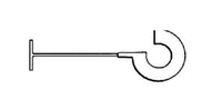 Diamond Needle Corp. 2-Inch Polypropylene Standard Hook Fastener