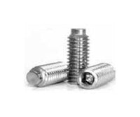 Case Hardened Square Head Set Screw, 1/2 Dog Point, Plain, 3-1/2 Inch