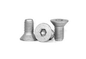 Alloy Mechanical Zinc Flat Socket Cap Screw - 1 Inch #10-24 - Image 1