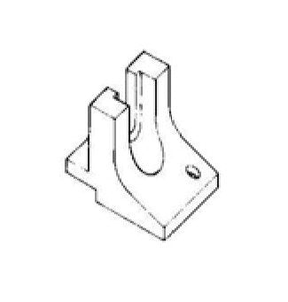 Diamond Needle Corp. EW432 Feed Dog Shank - Image 1