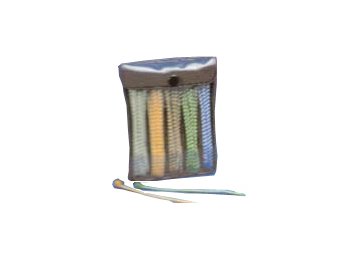 4in. Color-Coded Striped Cable Ties Pack - Image 2