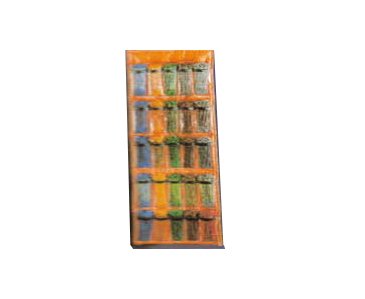 4in. Color-Coded Striped Cable Ties Pack - Image 1