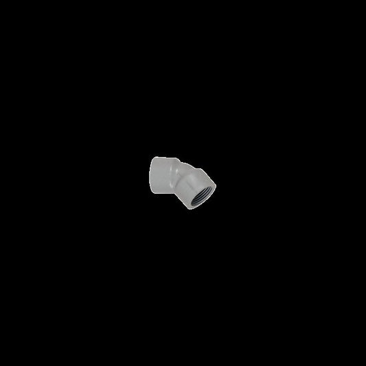 Polypropylene 45 Degree Threaded Elbow for BX650 & BX1200 - Image 1