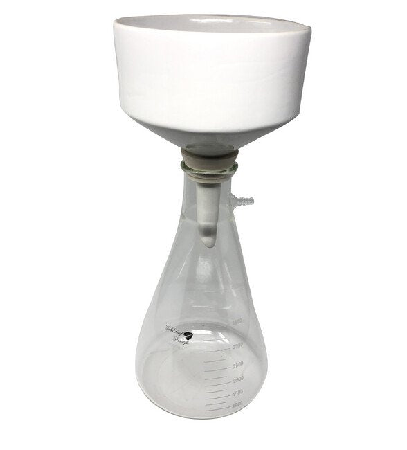 2 Liter (L) Capacity Filtration Kit with Porcelain Buchner Funnel - Image 1