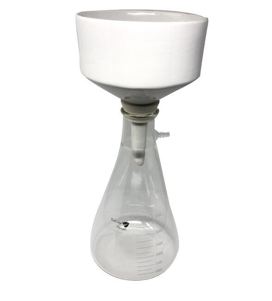 2 Liter (L) Capacity Filtration Kit with Porcelain Buchner Funnel - Image 1