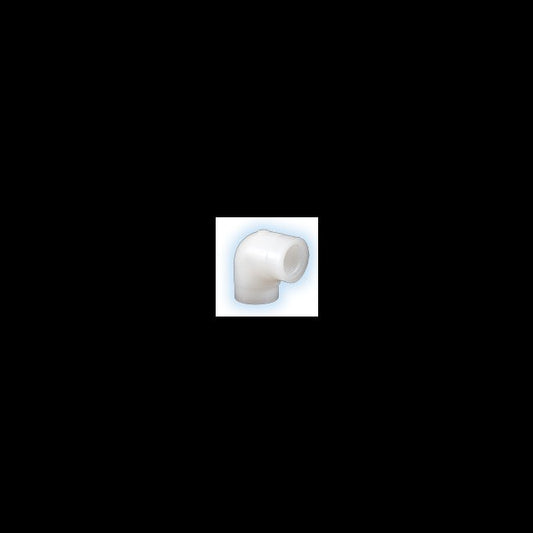 90-Degree Elbow Connector, 1/2 inch Polypropylene Threaded - Image 1