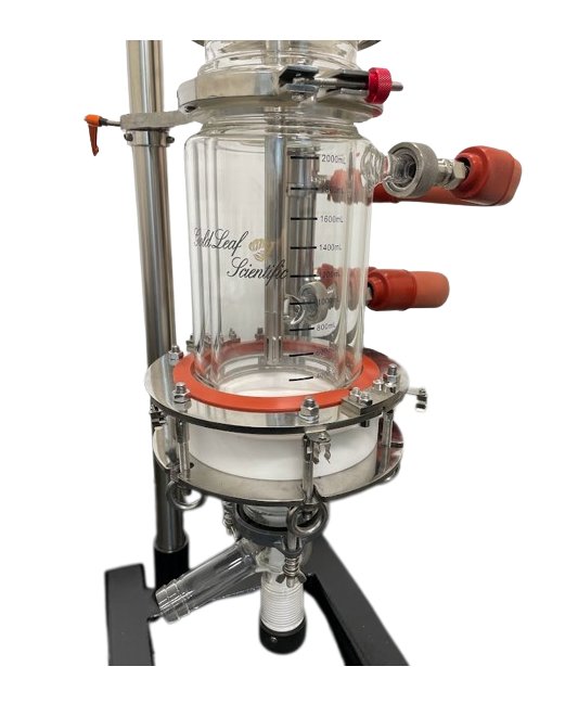 2 Liter (L) Capacity Single Jacket Benchtop Filter Reactor - Image 2