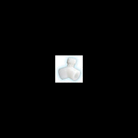 Polypropylene 45-Degree Threaded Adjustable Flow Restrictor 1/2