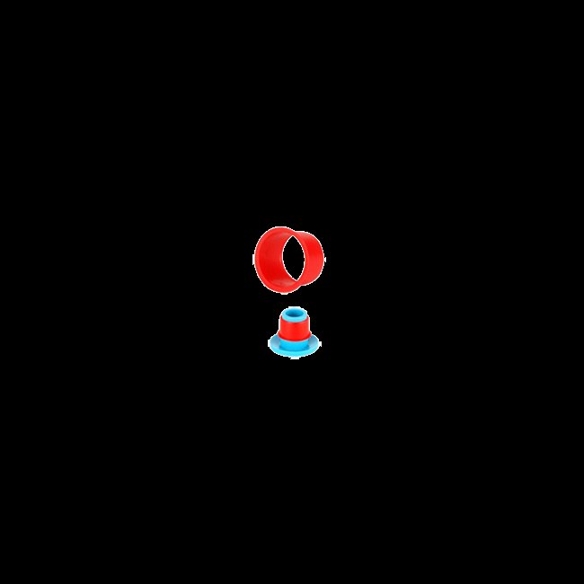 Flo King RFPL Red Liners for Blue Polypro Filter Plugs Pack - Image 1