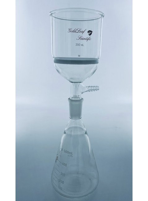 500 Milliliter (mL) Capacity Filtration Kit with Fritted Glass Buchner Funnel - Image 1