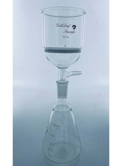 500 Milliliter (mL) Capacity Filtration Kit with Fritted Glass Buchner Funnel - Image 1