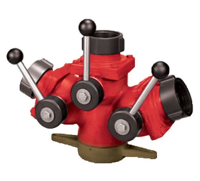 Seal Fast Hardcoat Aluminum 3 Way Siamese Suction Wyes - Image 1