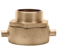Brass Pin Lug Swivel Adapters, 1 1/2in FNPSH x 2 1/2in MNPT