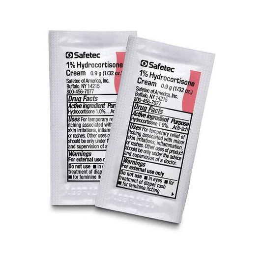 Safetec 0.9 gal Hydrocortisone Cream Bulk Pouch - Image 1