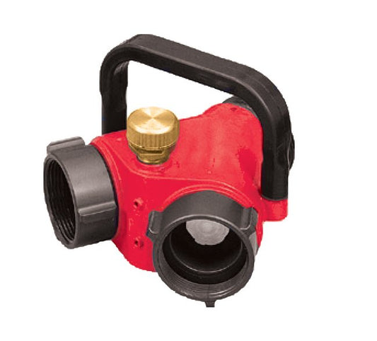 Seal Fast Hardcoat Aluminum Siamese Clapper Wyes with Optional Drain Valve - Image 1