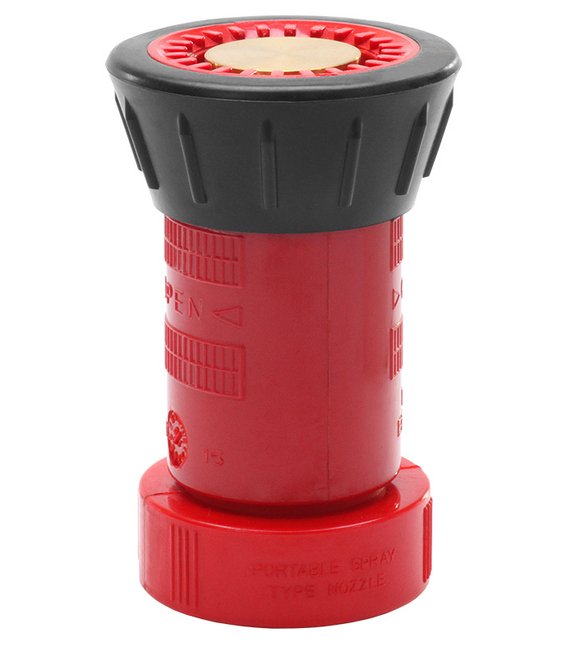 Seal Fast 1 1/2" NPSH Polycarbonate Shut Off Straight Steam to Fog Nozzle - Image 1