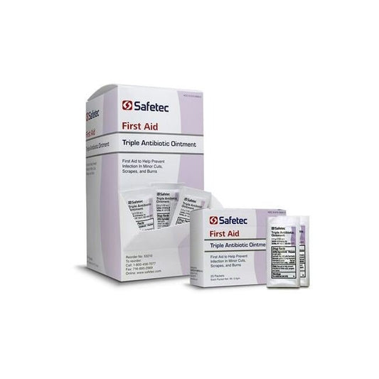 Safetec Triple Antibiotic Ointment - 0.9 gal (25 Units/Box) - Image 1