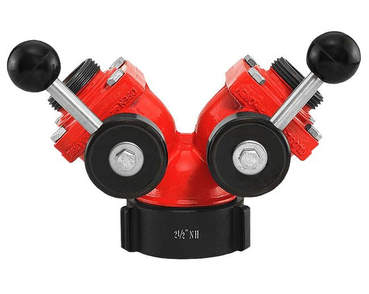 2.5in FNST x 1.5in MNST x 1.5in MNST Aluminum Leader Line Wye - Image 1