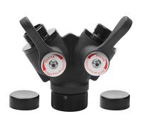 Seal Fast 1" Female NPSH x 1" Male NPSH x 1" Male NPSH Aluminum Forestry Wye