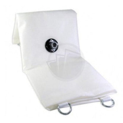Fire Resistant Drain Tarps - Flame Retardant Vinyl Water Protection - Image 1