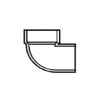 12-Inch PVC Schedule 80 90-Degree ELL Slip x SPG Fitting