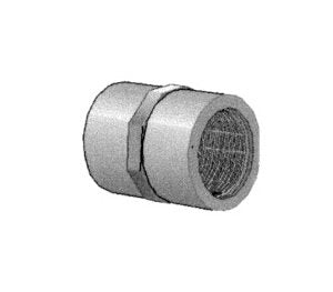 Schedule 80 PVC Coupling 2 inches - Image 1