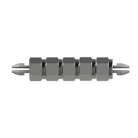 Duolok BSPP Female Connector - 12mm x 3/8" BSP Thread, Alloy 400