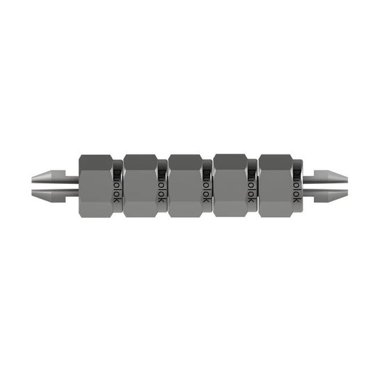 Duolok BSPP Female Connector - 12mm x 3/8" BSP Thread, Alloy 400 - Image 1