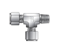 Parker CPI™/A-LOK® NPT Male Run Tee for Fractional Tube