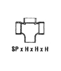 Sanitary Tee - Double Street PVC Fitting