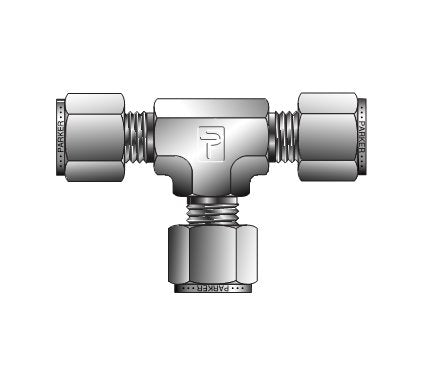 Parker CPI™/A-LOK® Union Tee for Fractional Tube - Image 1