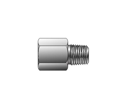 Stainless Steel Female NPT to Male BSP Taper Adapter - ISO Conversion Fitting - Image 1
