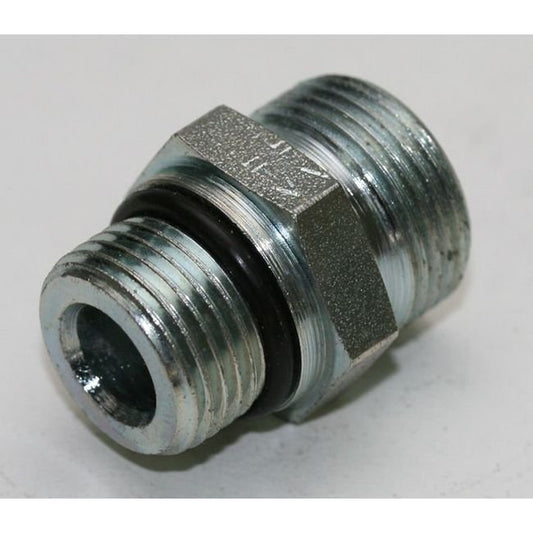 Male Stud Coupling with O-Ring Thread UNF/UN-2A - Carbon Steel - Image 1