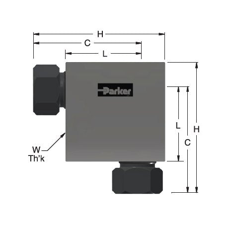 Parker Hannifin EBMP7 MPI™ Union Elbow Fitting - Image 2