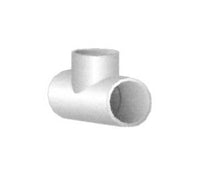 Schedule 40 PVC Tee Fitting - 1/2 inches, Slip x Slip x Slip