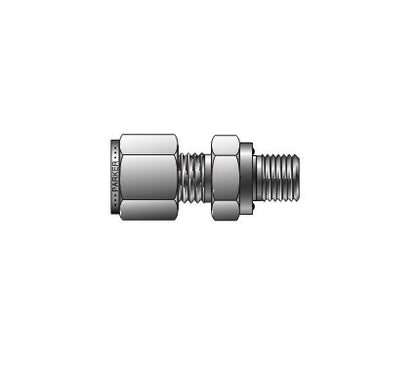 Parker BSPP Male Connector with ED Seal - Fractional Tube Fitting - Image 1