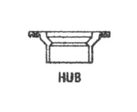 LASCO 4x4 Inch PVC DWV One PC. Hub Closet Flange